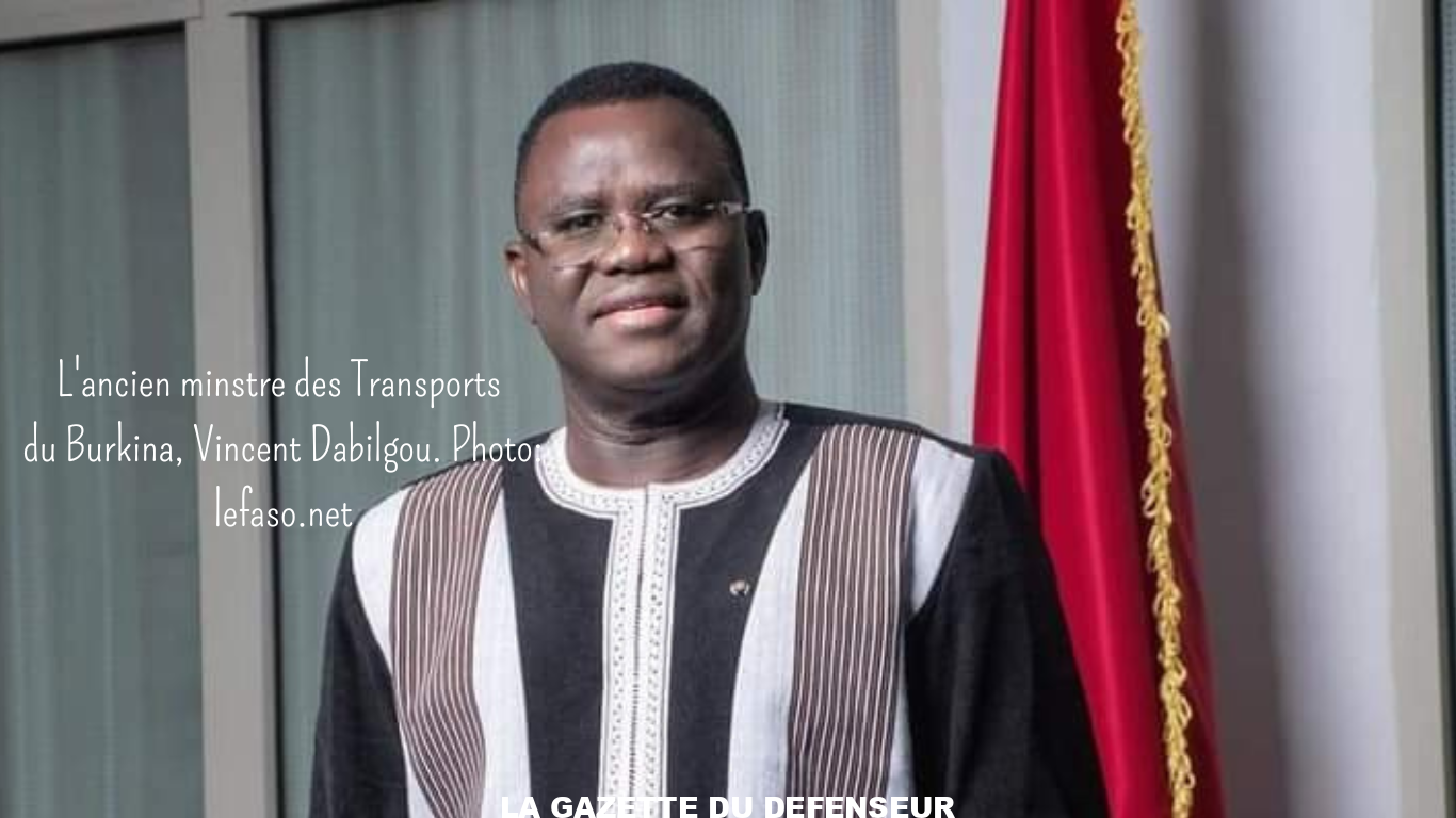 L'ancien minstre des Transports du Burkina, Vincent Dabilgou. Photo lefaso.net