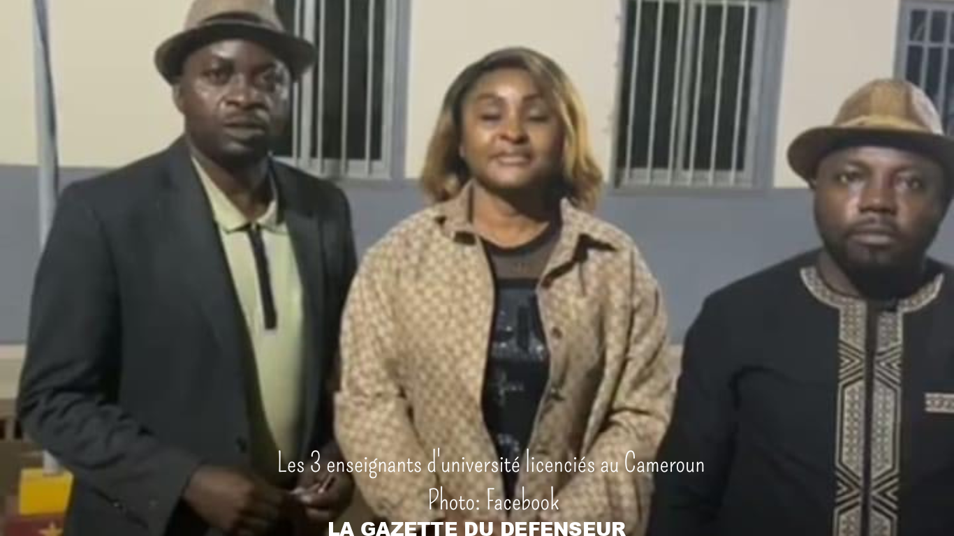 3 enseignants d’université licenciés au Cameroun