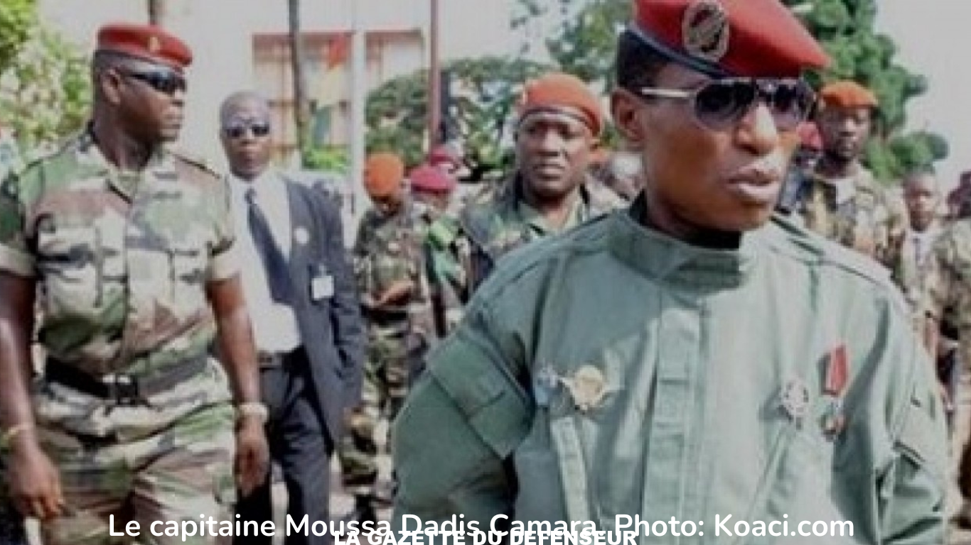 Le capitaine Moussa Dadis Camara. Photo