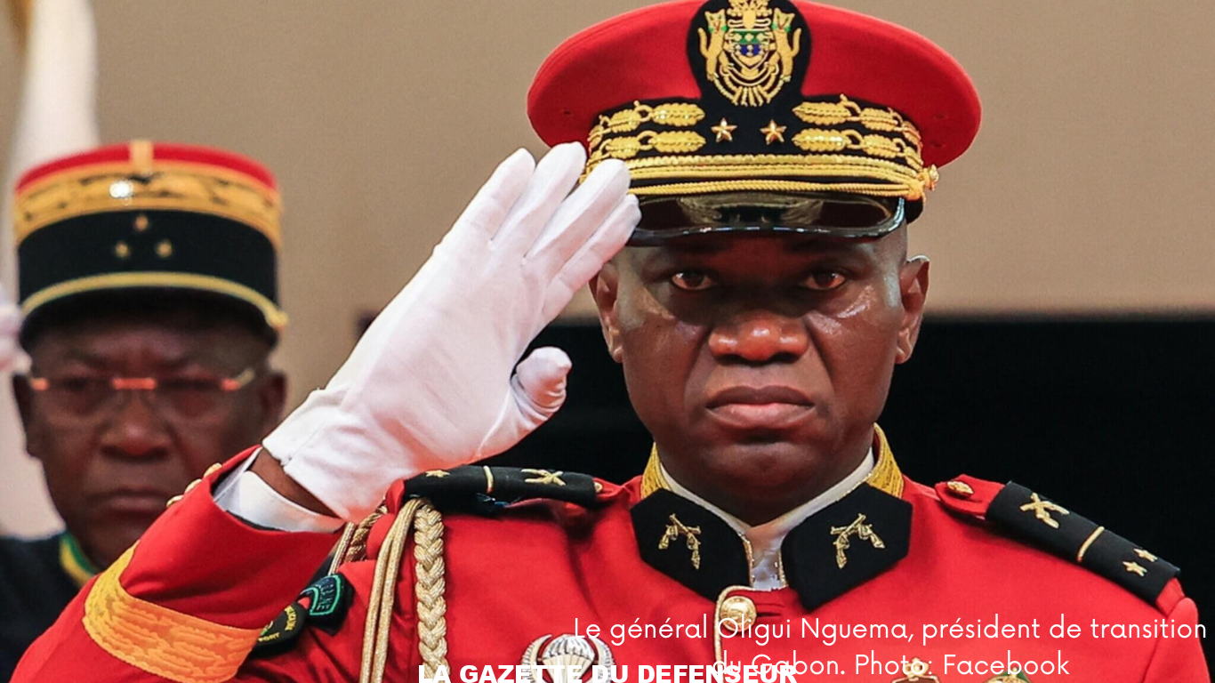 Le général Oligui Nguema, président de transition du Gabon. Photo Facebook